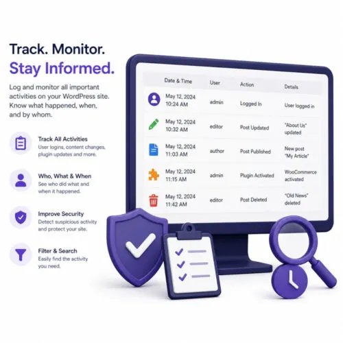 Standard Web Activity Log for WordPress & WooCommerce