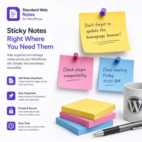Standard Web Notes for WordPress