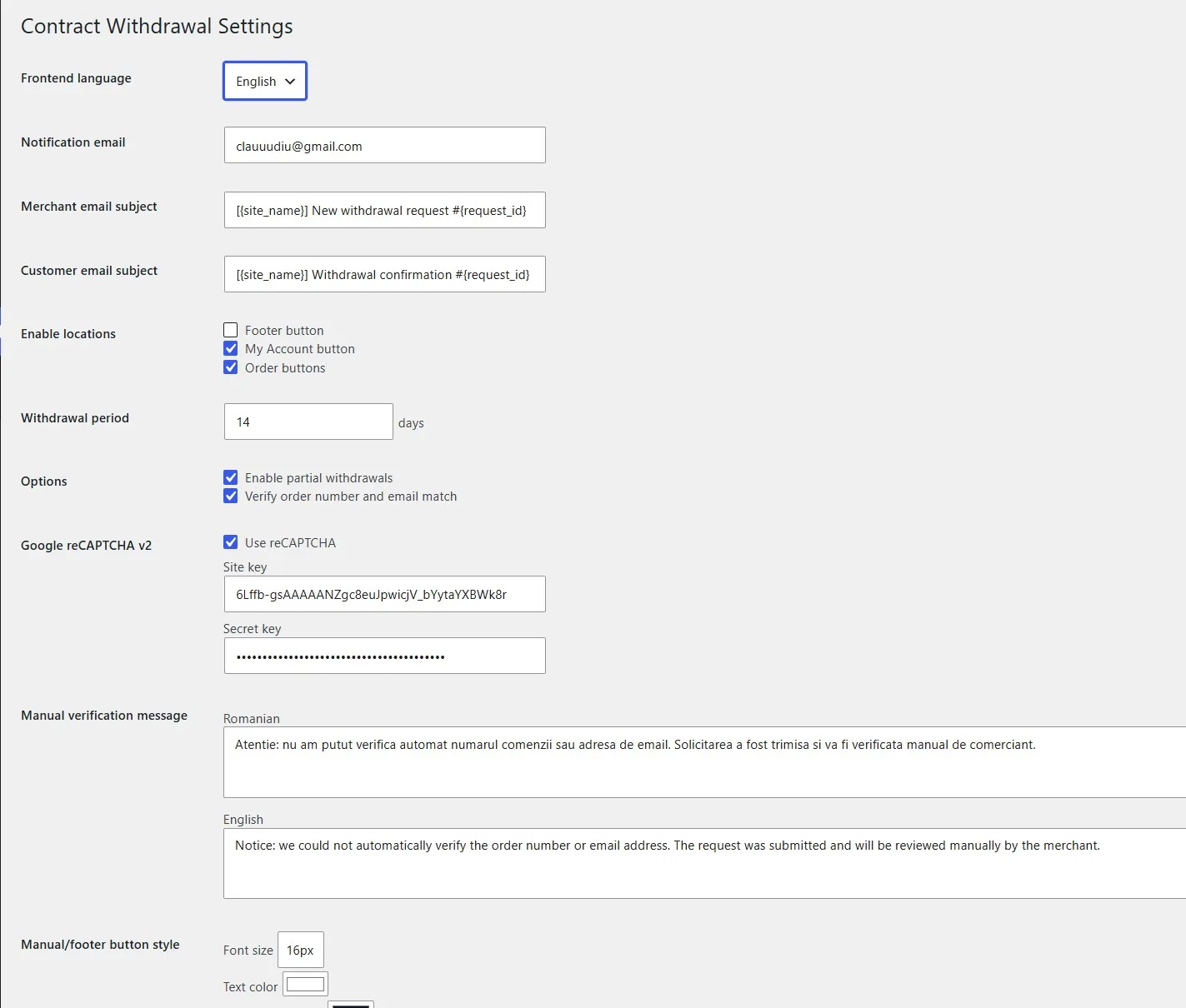 Contract WIthdraw for Woocommerce - EU Right of Withdrawal Plugin - Image 2