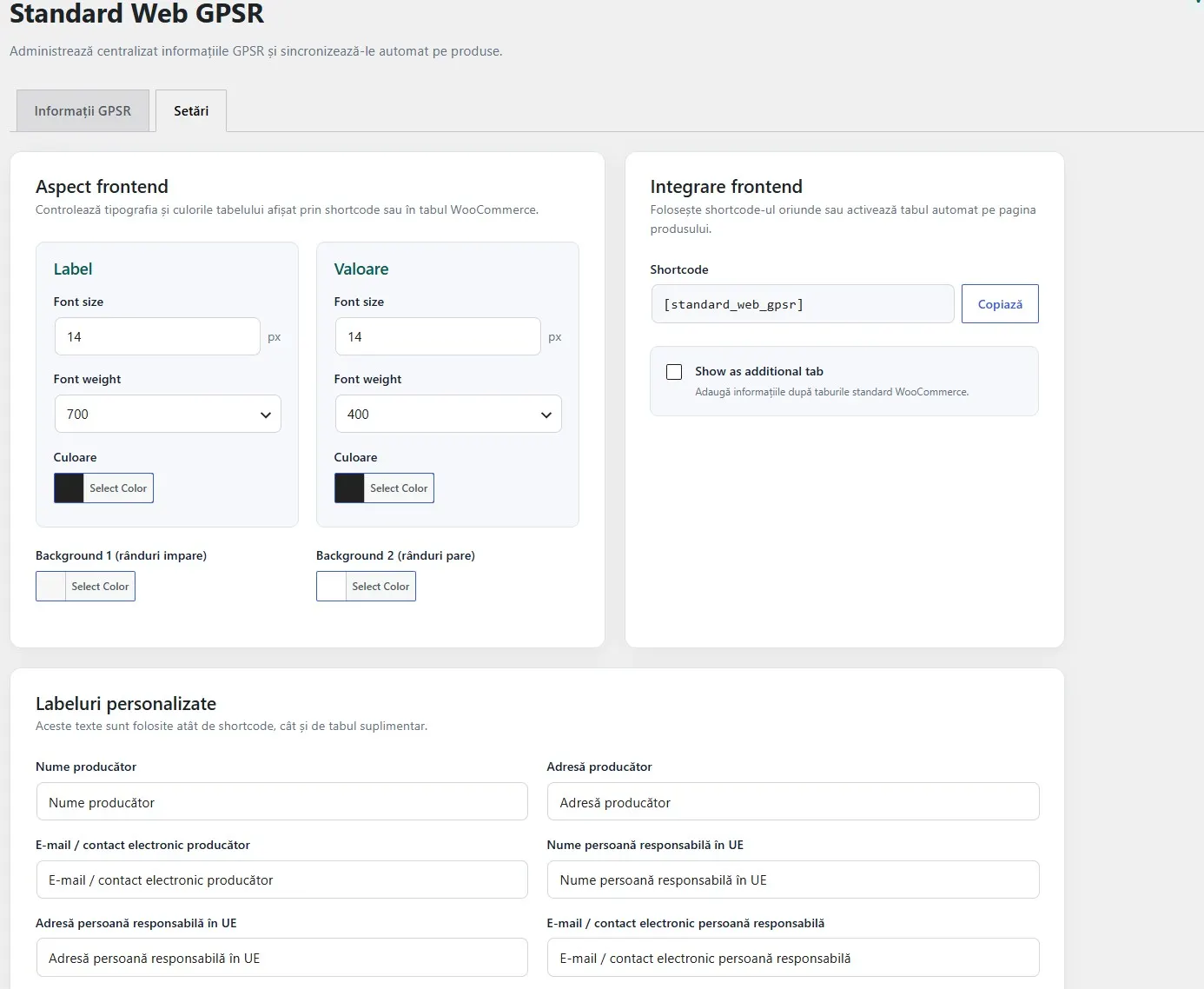 Standard Web GPSR – GPSR Information Management for WooCommerce - Image 2